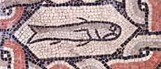 Mosaico de los peces.