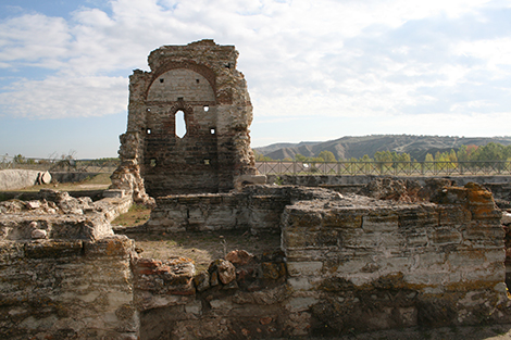 Vista de las ruinas del Edificio Palacial