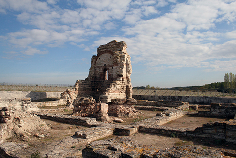 Vista de las ruinas del Edificio Palacial