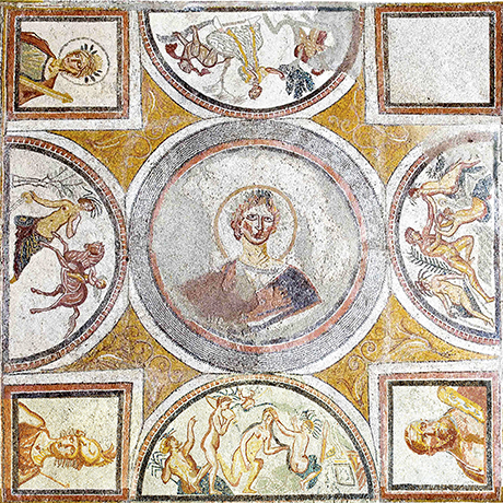 mosaico de Las Metamorfosis.